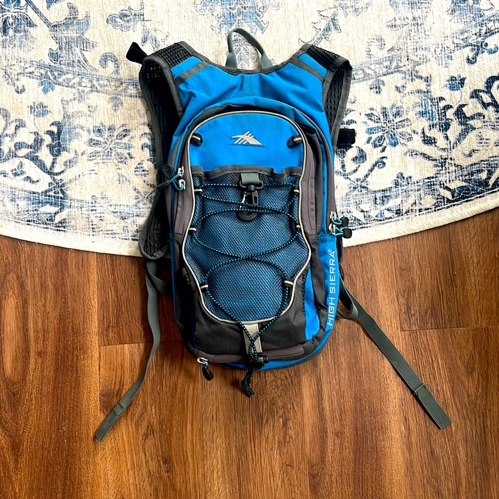 High Sierra Blue Hydration Backpack
